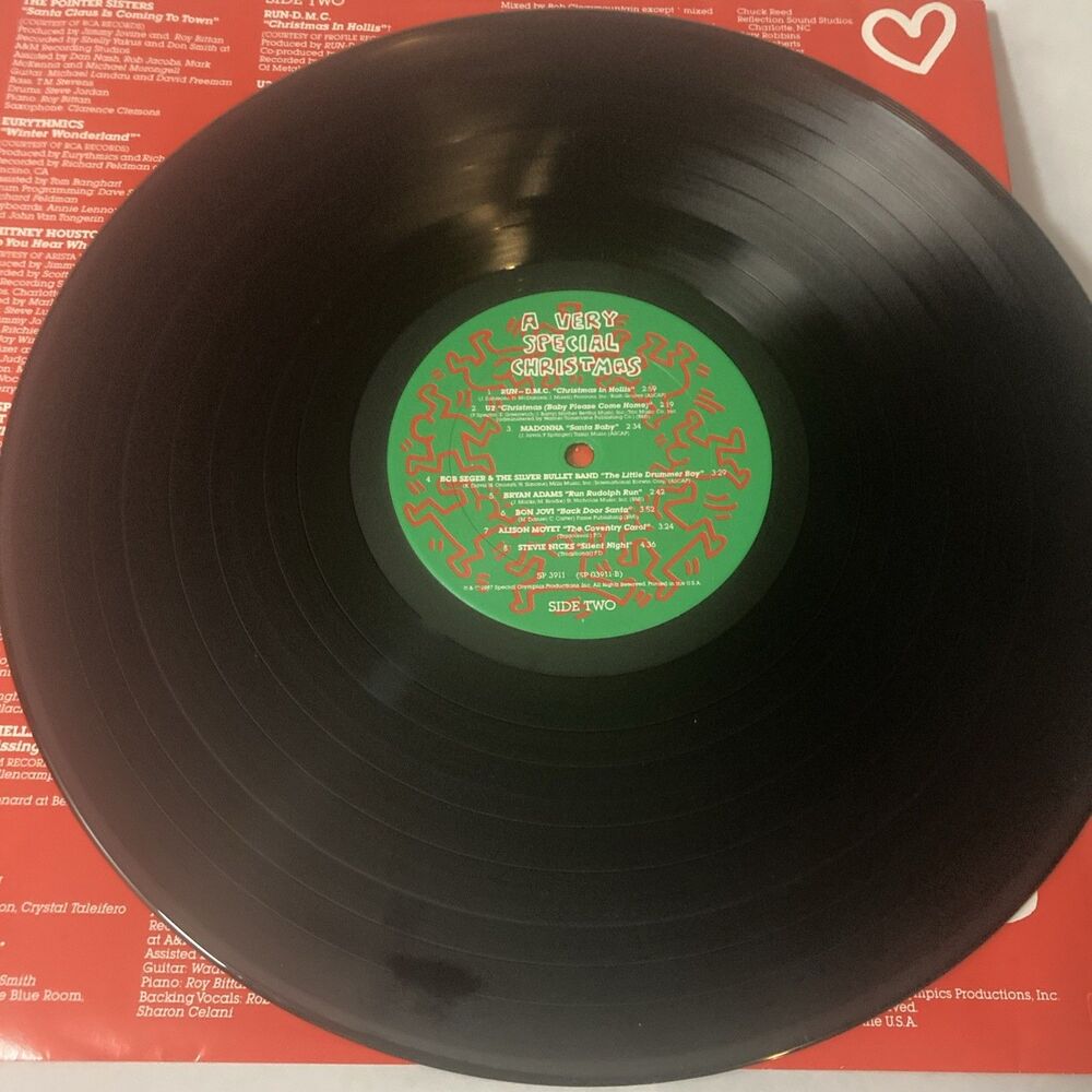 A VERY SPECIAL CHRISTMAS 87 33 rpm 12" vinyl record Special Olympics Production - Picture 12 of 12